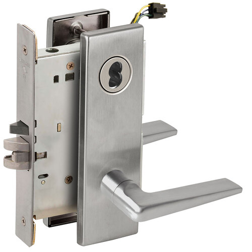 Lock Electric Mortise Lock Satin Stainless Steel