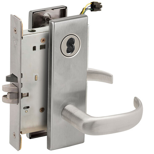 Lock Electric Mortise Lock Satin Chromium Plated