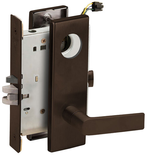 Electric Mortise Lock Aged Bronze