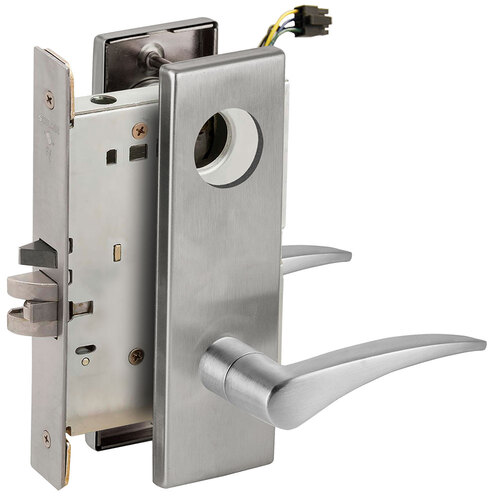 Lock Electric Mortise Lock Satin Stainless Steel