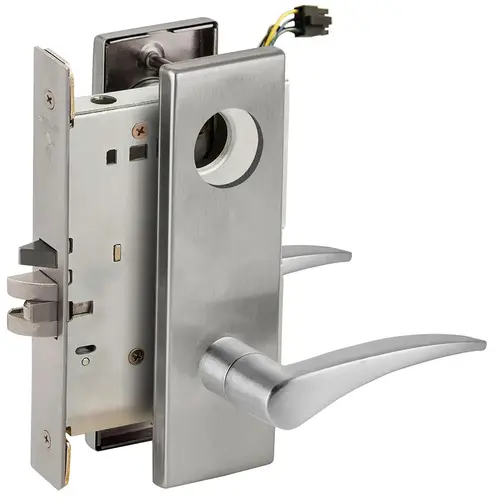 Lock Electric Mortise Lock Satin Chromium Plated