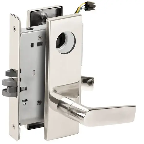 Lock Electric Mortise Lock Bright Stainless Steel