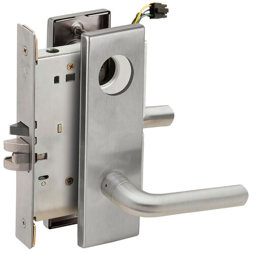 Lock Electric Mortise Lock Satin Stainless Steel