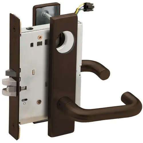 Lock Electric Mortise Lock Aged Bronze