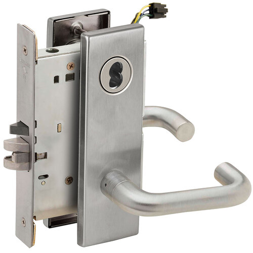 Lock Electric Mortise Lock Satin Chromium Plated