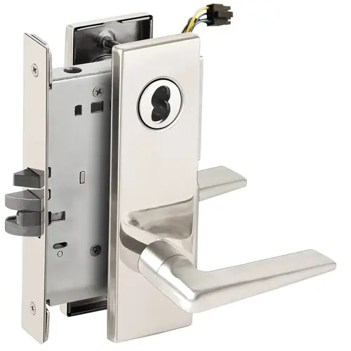 Lock Electric Mortise Lock Bright Stainless Steel