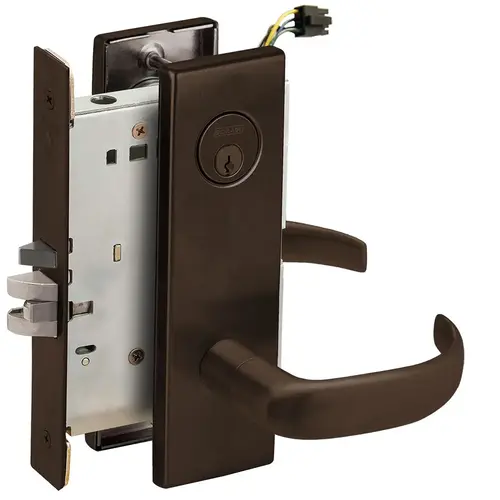 Lock Electric Mortise Lock Aged Bronze