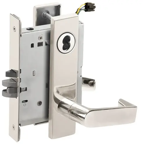 Lock Electric Mortise Lock Bright Stainless Steel