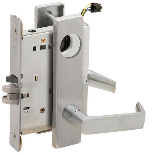 Lock Electric Mortise Lock Satin Stainless Steel