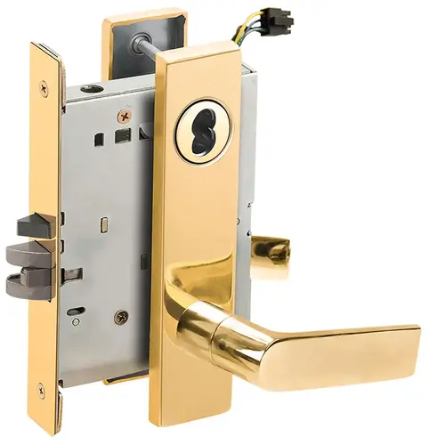 Lock Electric Mortise Lock Bright Stainless Steel