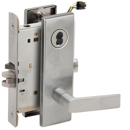 Lock Electric Mortise Lock Satin Chromium Plated