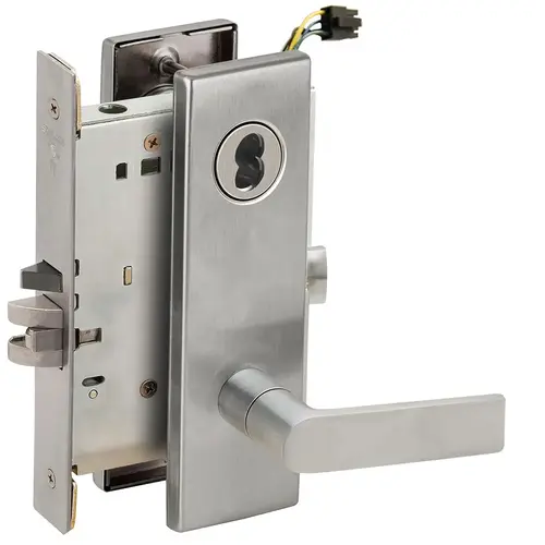 Lock Electric Mortise Lock Satin Stainless Steel