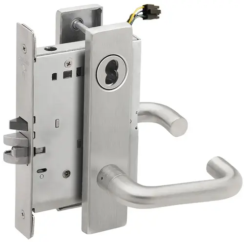 Electric Mortise Lock Satin Stainless Steel