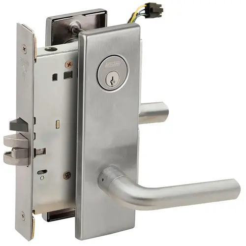 Lock Electric Mortise Lock Satin Stainless Steel