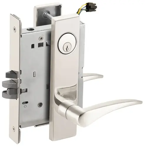 Lock Electric Mortise Lock Bright Stainless Steel