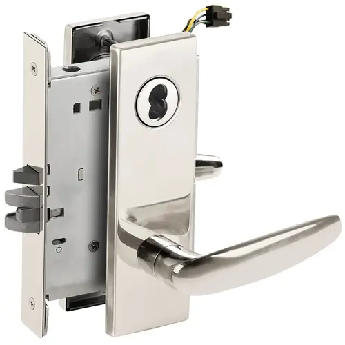 Electric Mortise Lock Bright Chromium Plated