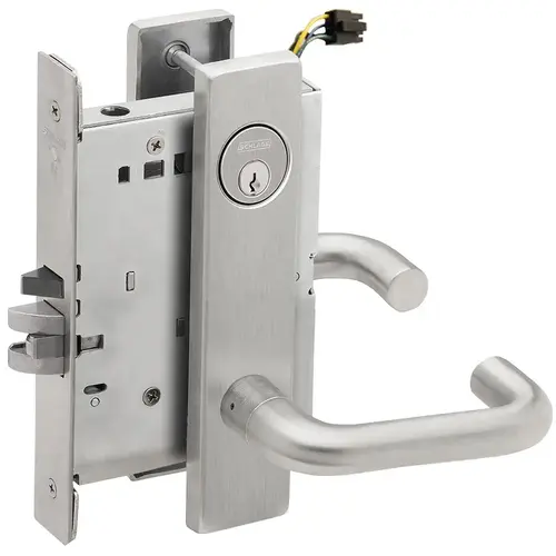 Lock Electric Mortise Lock Satin Stainless Steel