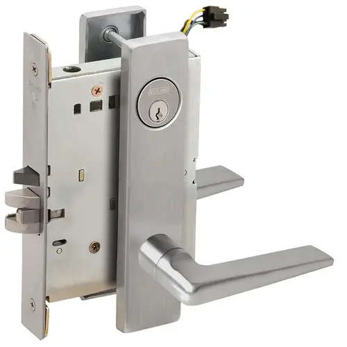 Lock Electric Mortise Lock Satin Chromium Plated