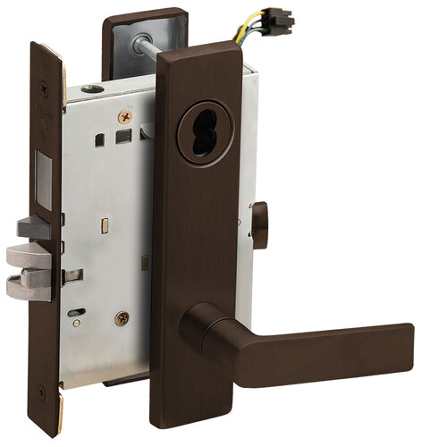 Lock Electric Mortise Lock Aged Bronze