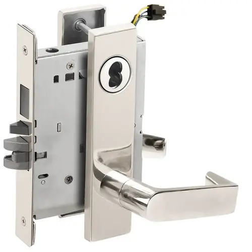 Lock Electric Mortise Lock Bright Stainless Steel