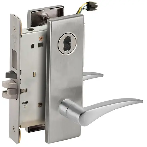 Lock Electric Mortise Lock Satin Stainless Steel