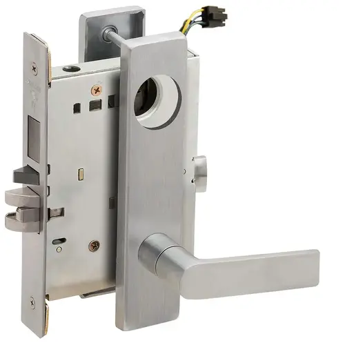 Lock Electric Mortise Lock Satin Chromium Plated