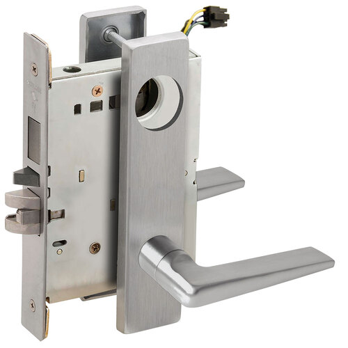 Lock Electric Mortise Lock Satin Stainless Steel