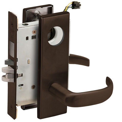 Lock Electric Mortise Lock Aged Bronze