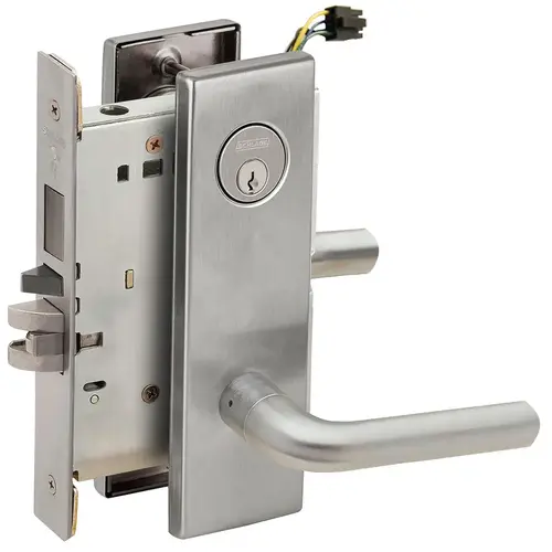 Lock Electric Mortise Lock Satin Stainless Steel