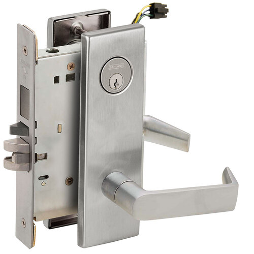 Lock Electric Mortise Lock Satin Stainless Steel