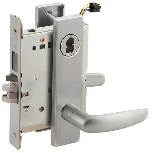 Lock Electric Mortise Lock Satin Chromium Plated