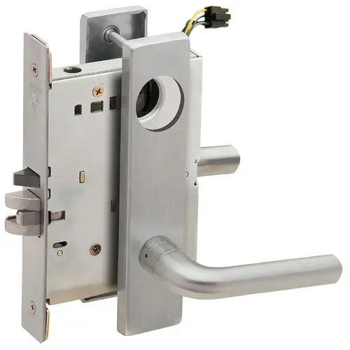 Lock Electric Mortise Lock Satin Chromium Plated