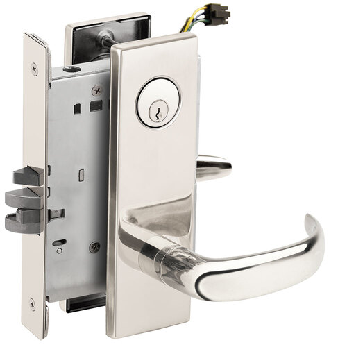 Lock Electric Mortise Lock Bright Stainless Steel