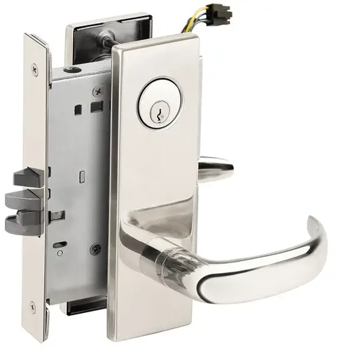 Lock Electric Mortise Lock Bright Stainless Steel