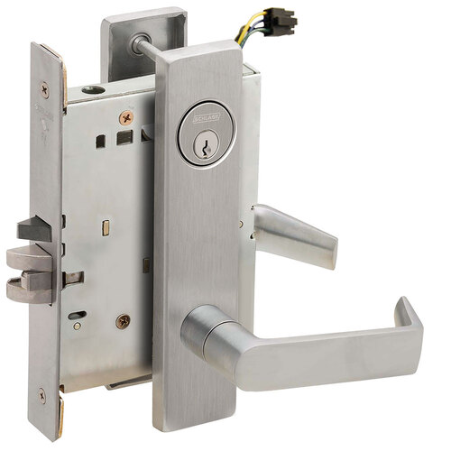 Lock Electric Mortise Lock Satin Stainless Steel