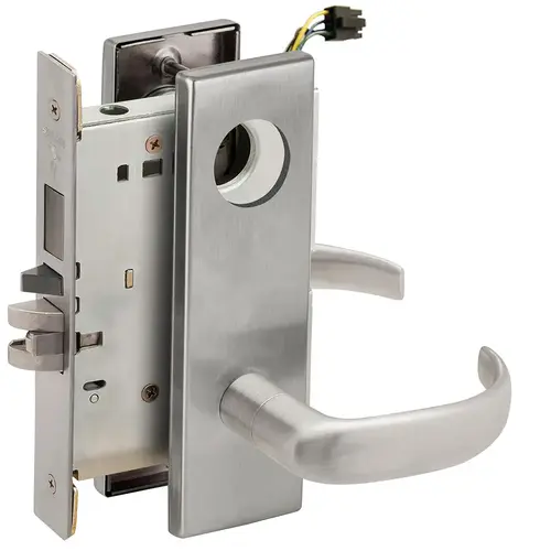 Lock Electric Mortise Lock Satin Chromium Plated