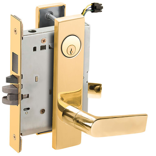 Lock Electric Mortise Lock Bright Stainless Steel