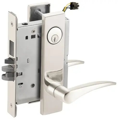 Lock Electric Mortise Lock Bright Stainless Steel