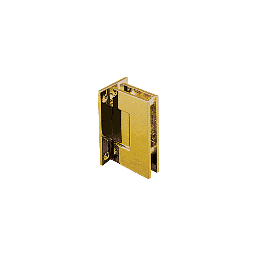 Gold Plated Geneva 537 Series Wall Mount Full Back Plate Standard Hinge With 5 Degree Offset