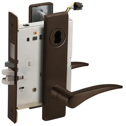 Lock Electric Mortise Lock Aged Bronze