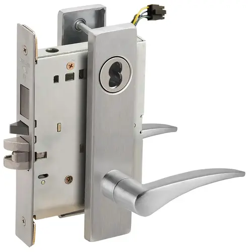 Lock Electric Mortise Lock Satin Stainless Steel