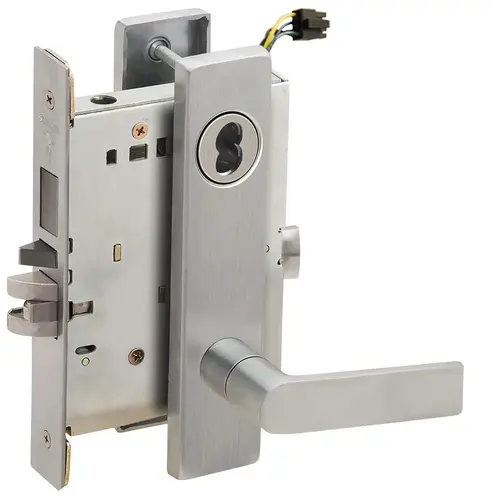 Lock Electric Mortise Lock Satin Chromium Plated