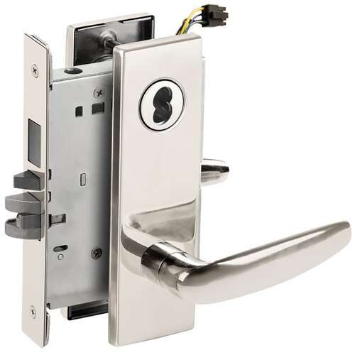 Electric Mortise Lock Bright Stainless Steel