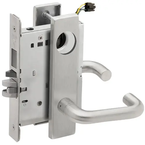 Lock Electric Mortise Lock Satin Stainless Steel