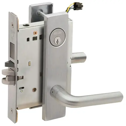 Lock Electric Mortise Lock Satin Stainless Steel