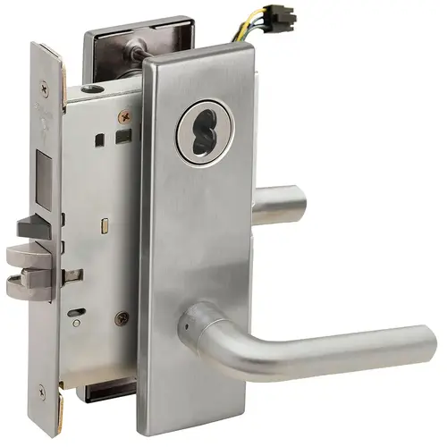 Lock Electric Mortise Lock Satin Stainless Steel