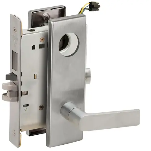 Lock Electric Mortise Lock Satin Stainless Steel