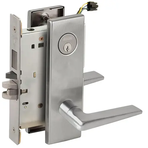 Lock Electric Mortise Lock Satin Chromium Plated