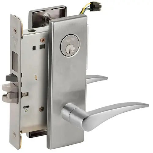 Lock Electric Mortise Lock Satin Chromium Plated