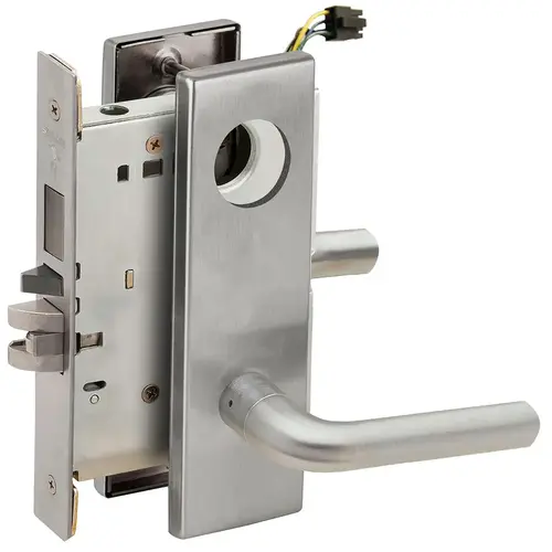 Lock Electric Mortise Lock Satin Stainless Steel